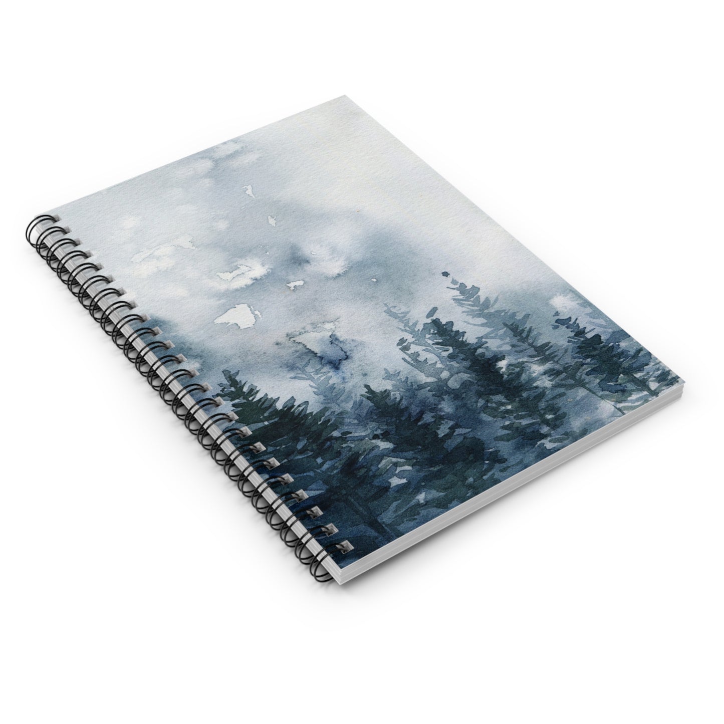 Winter Forest Spiral Notebook - Ruled Line