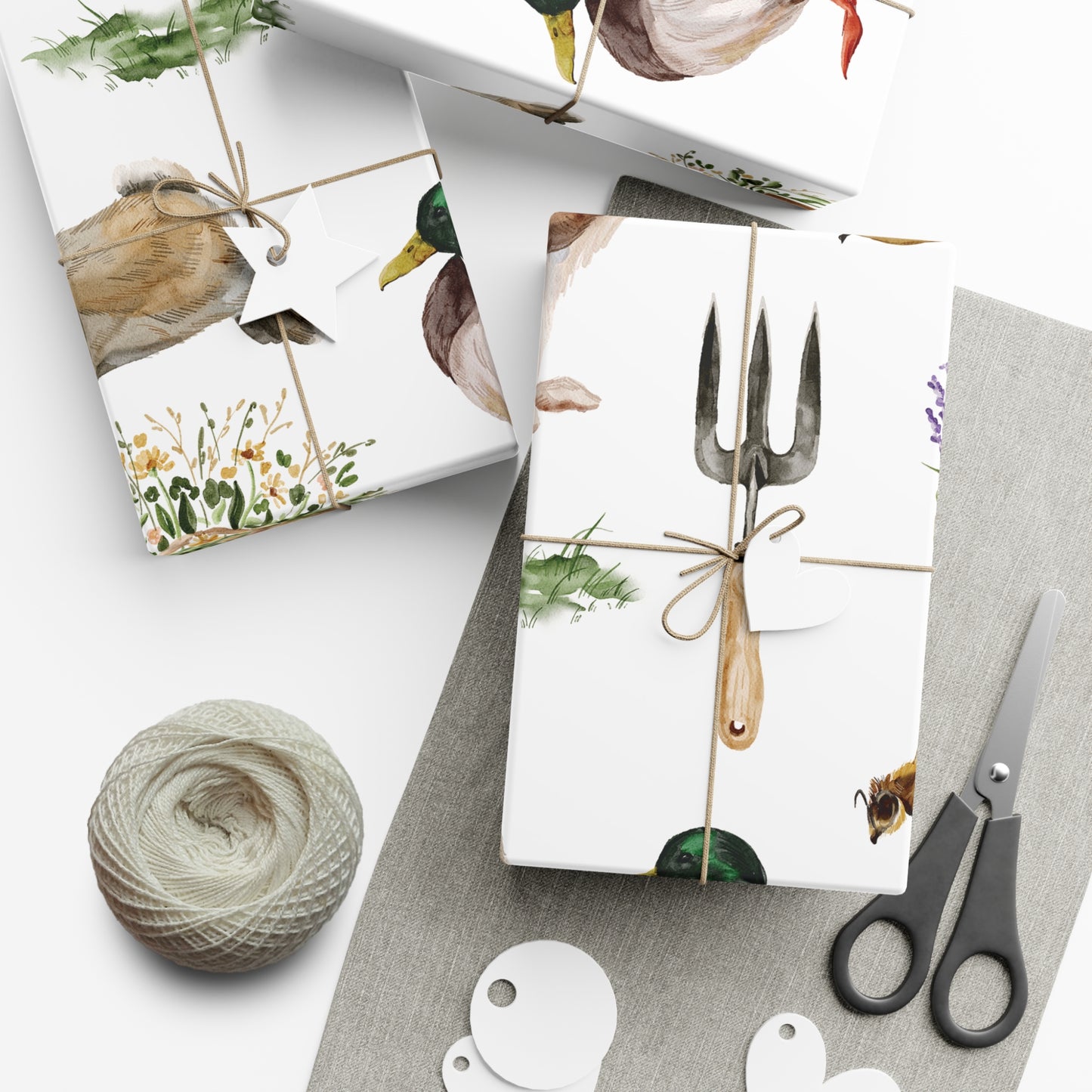 Garden Themed Wrapping Paper