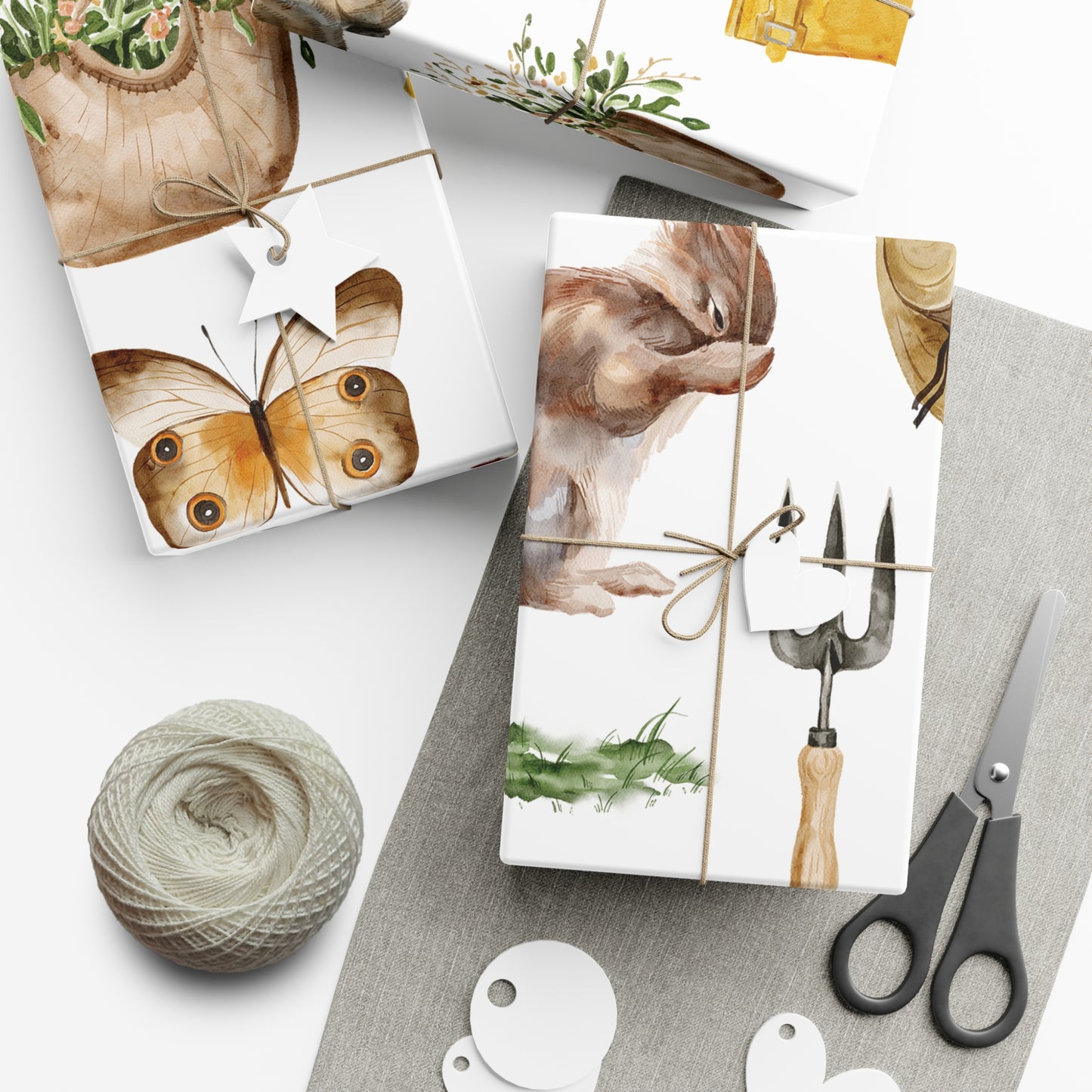 Garden Themed Wrapping Paper
