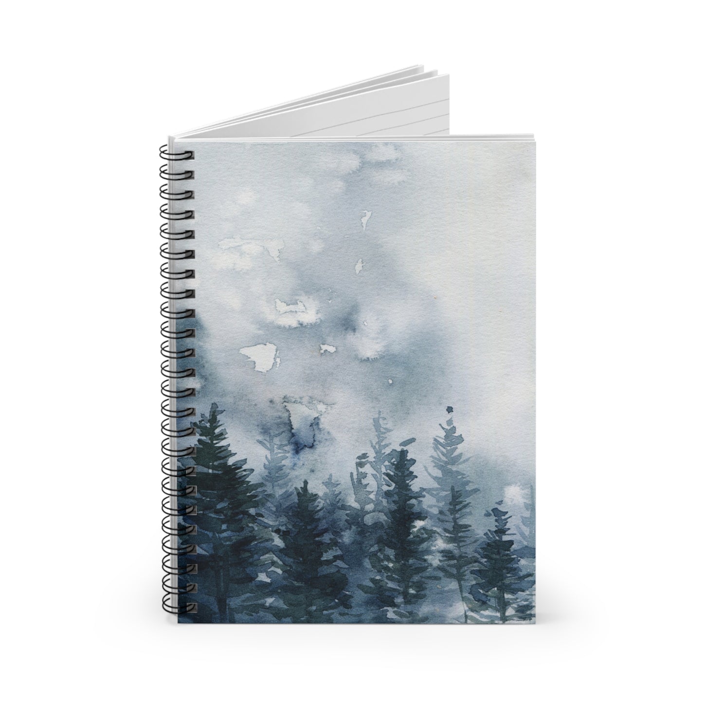 Winter Forest Spiral Notebook - Ruled Line
