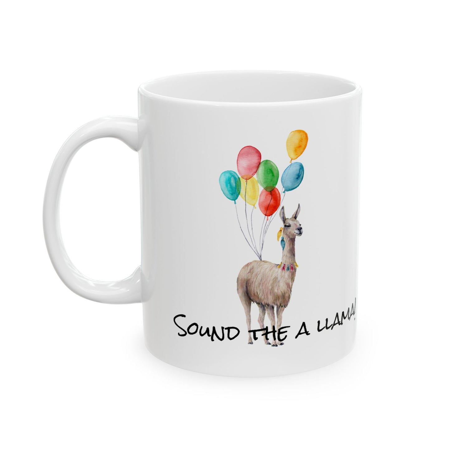 Llama Birthday Ceramic Mug
