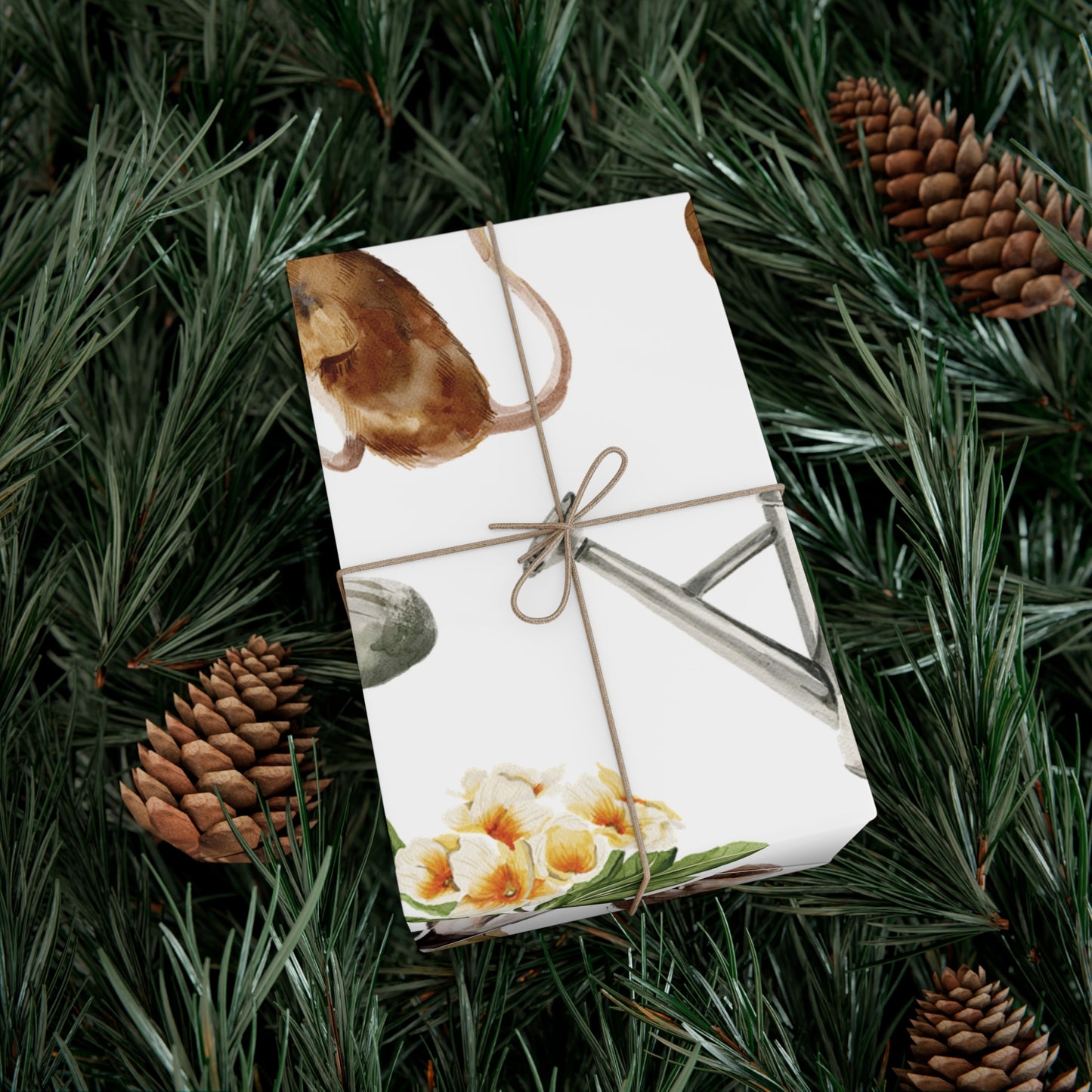 Garden Themed Wrapping Paper