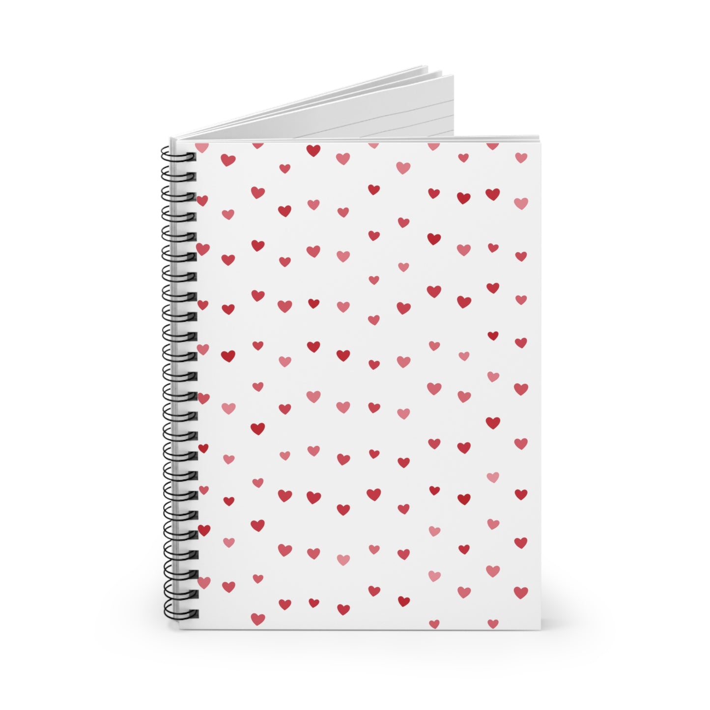 Valentine Mini Hearts Spiral Notebook