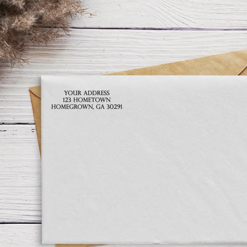 1Return Address Printing - Premium  from Sugar and Spice  - Just $0.75! Shop now at Sugar and Spice Paper