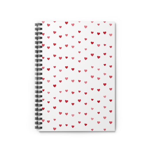 Valentine Mini Hearts Spiral Notebook