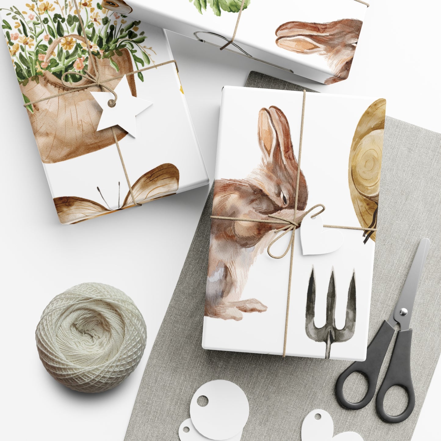 Garden Themed Wrapping Paper