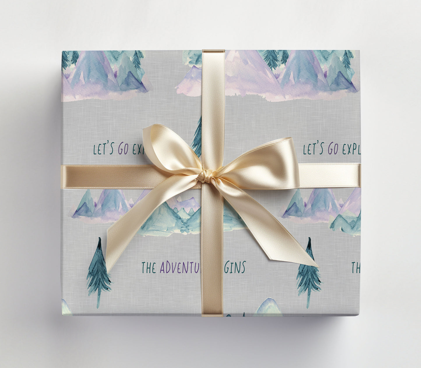 Adventure Begins Birthday Wrapping Paper