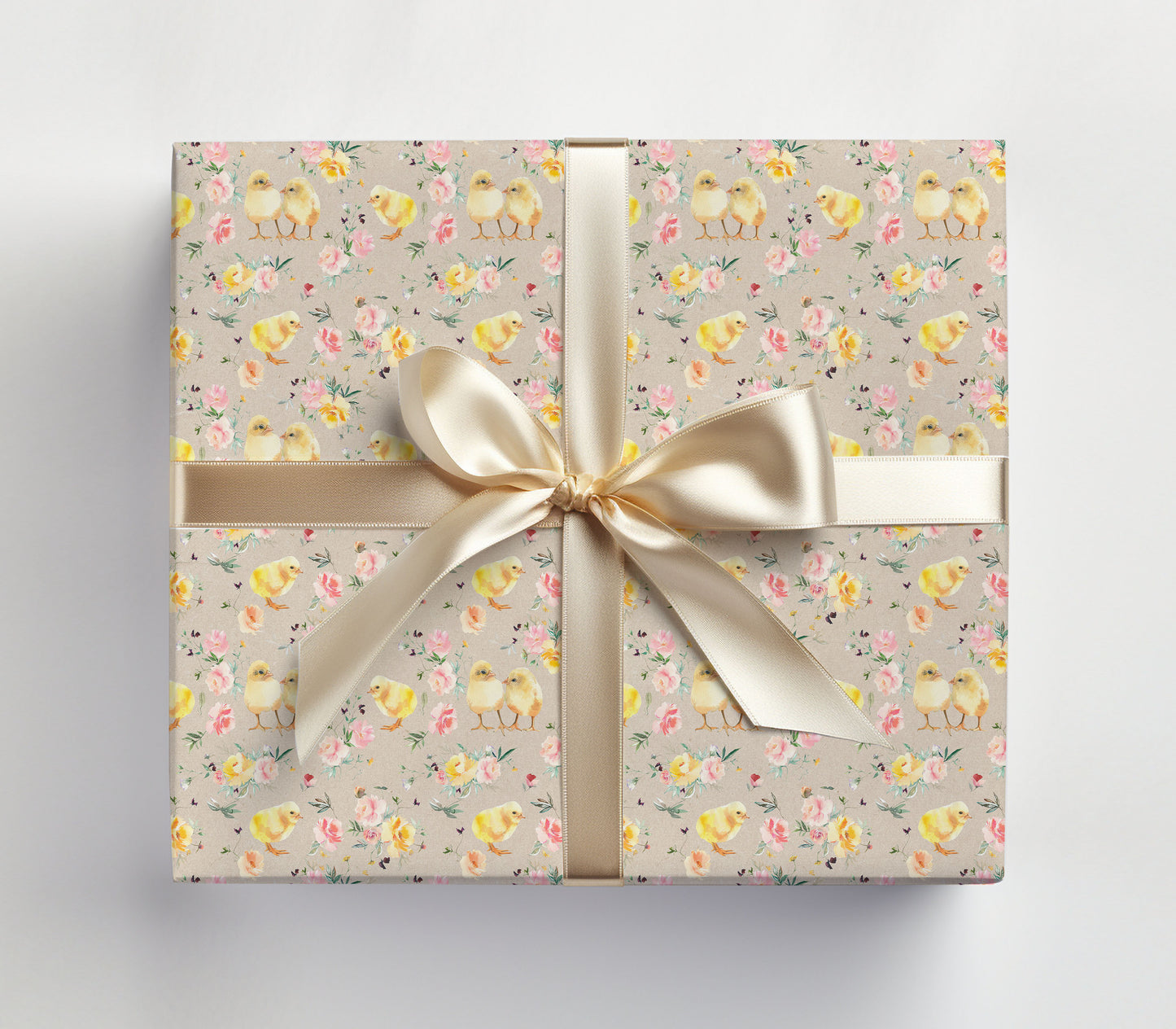 Baby Chicken Easter or Baby Shower Wrapping Paper