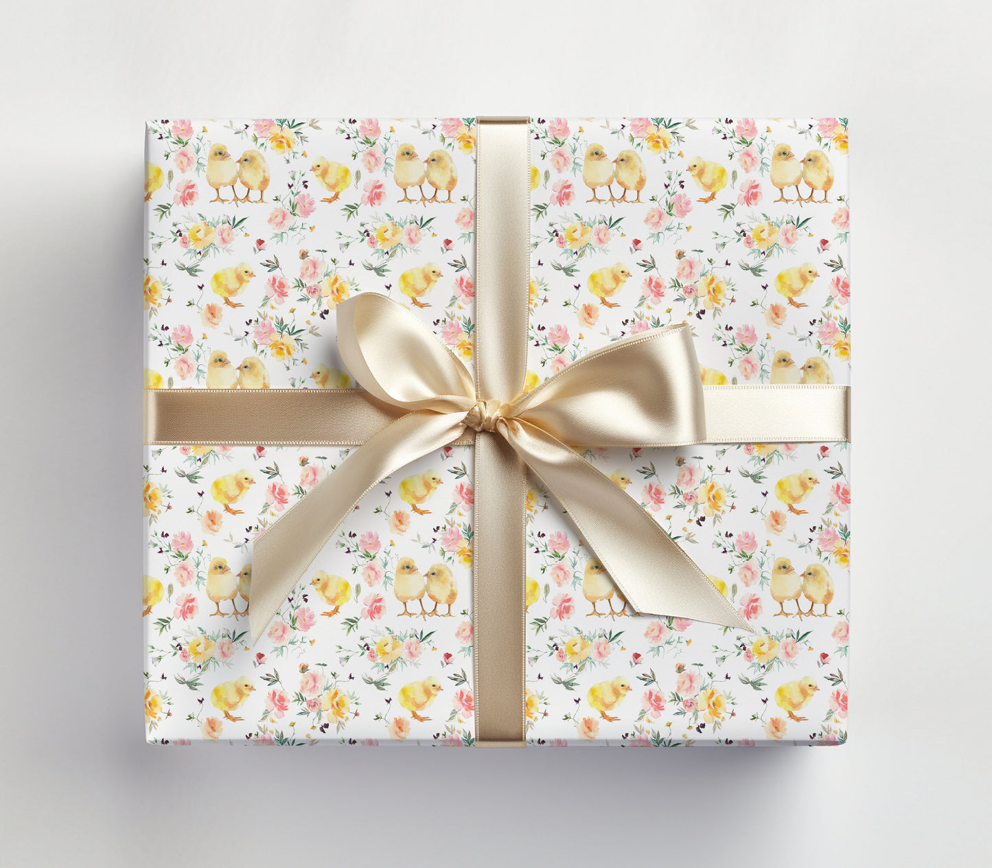 Baby Chicken Easter or Baby Shower Wrapping Paper