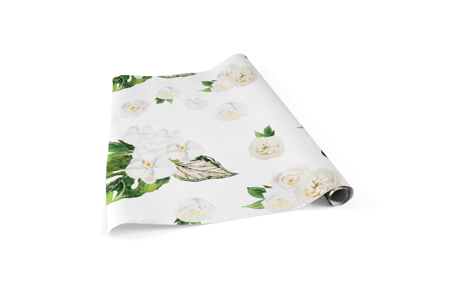Botanical Watercolor Floral Wrapping Paper