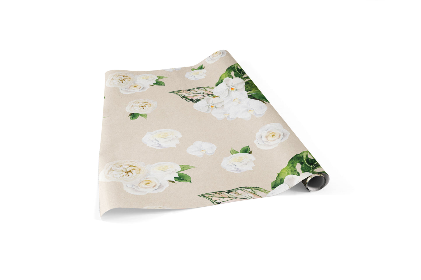 Botanical Watercolor Floral Wrapping Paper