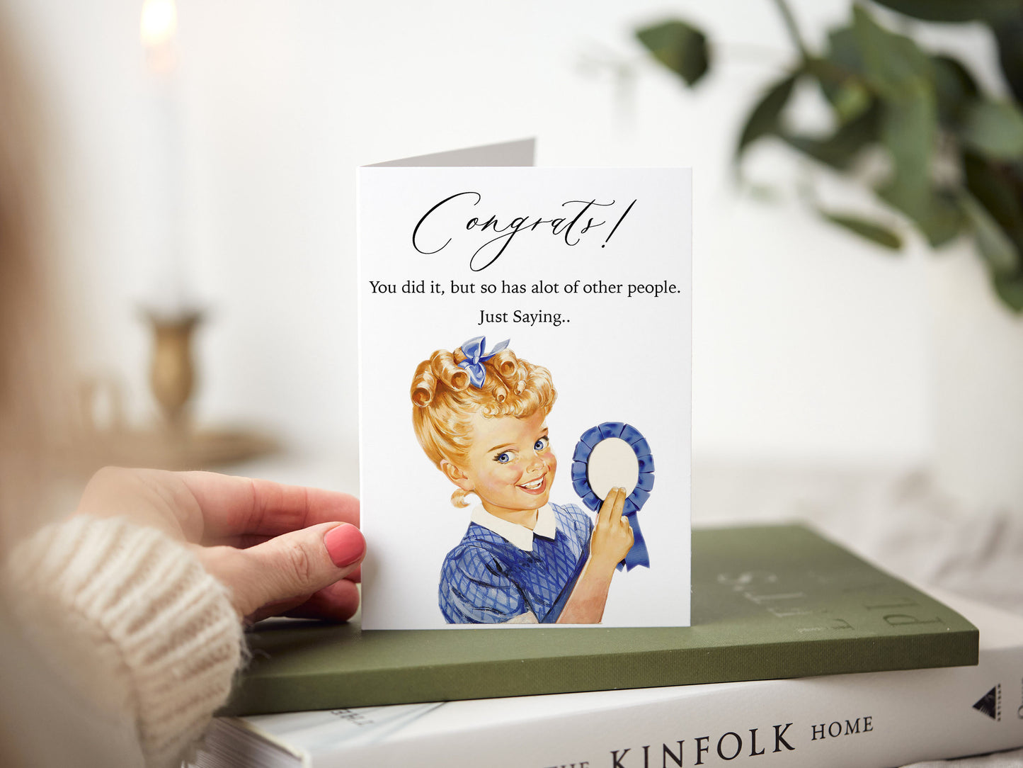 Congrats You Did It Celebration Funny Greeting Card