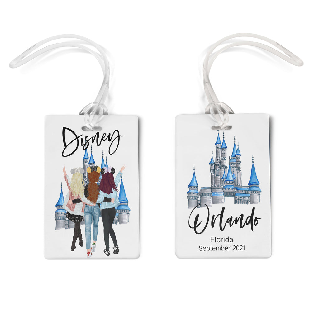 Girls Trip Disney Luggage Tags Sugar and Spice Paper