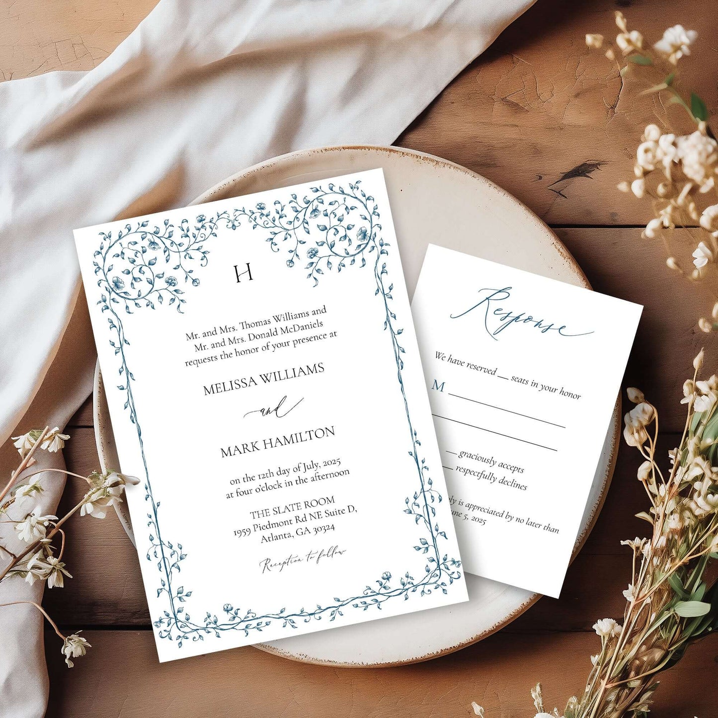 Invitation, custom, baby, bridal, wedding, holiday, event, party,
