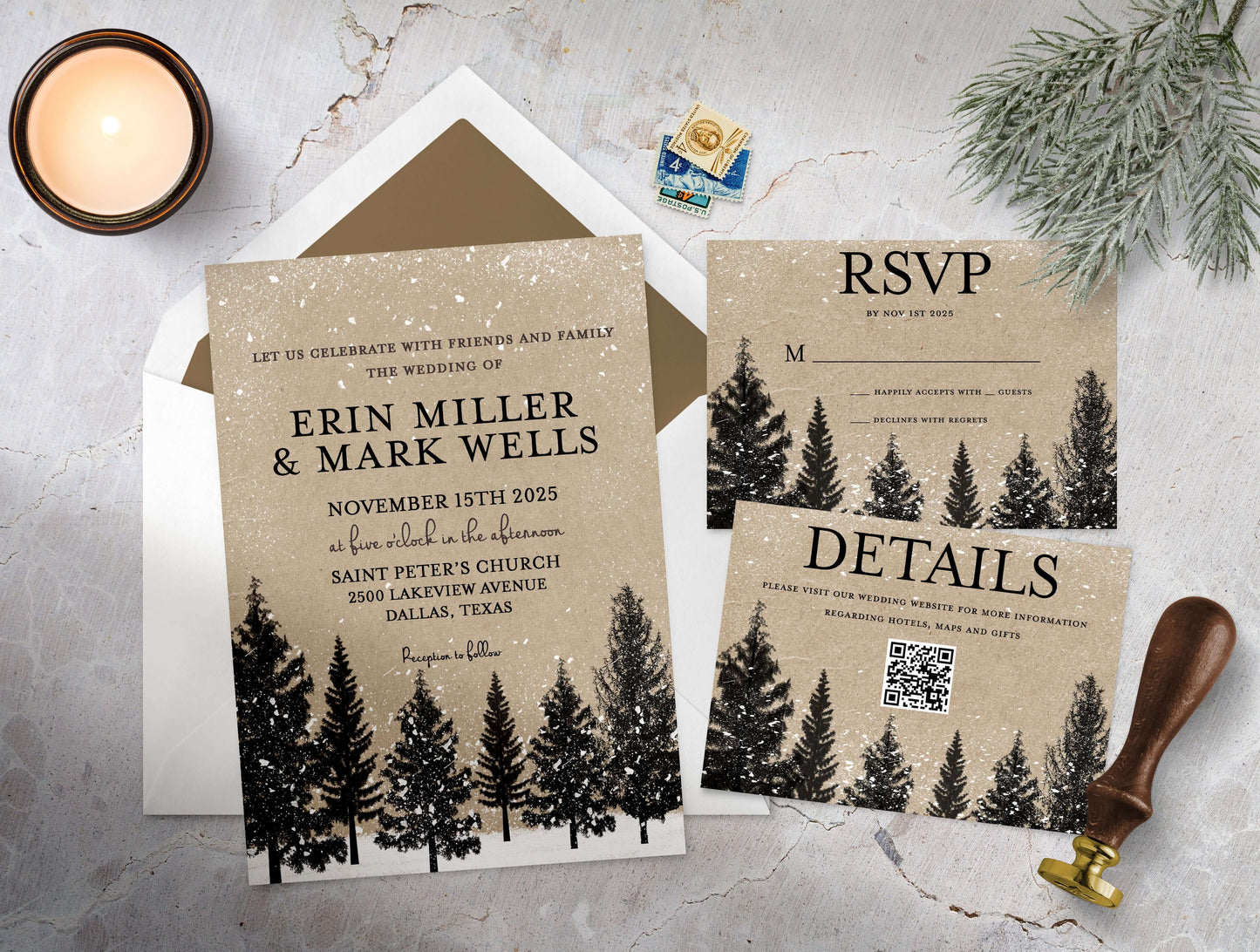 Invitation, custom, baby, bridal, wedding, holiday, event, party,