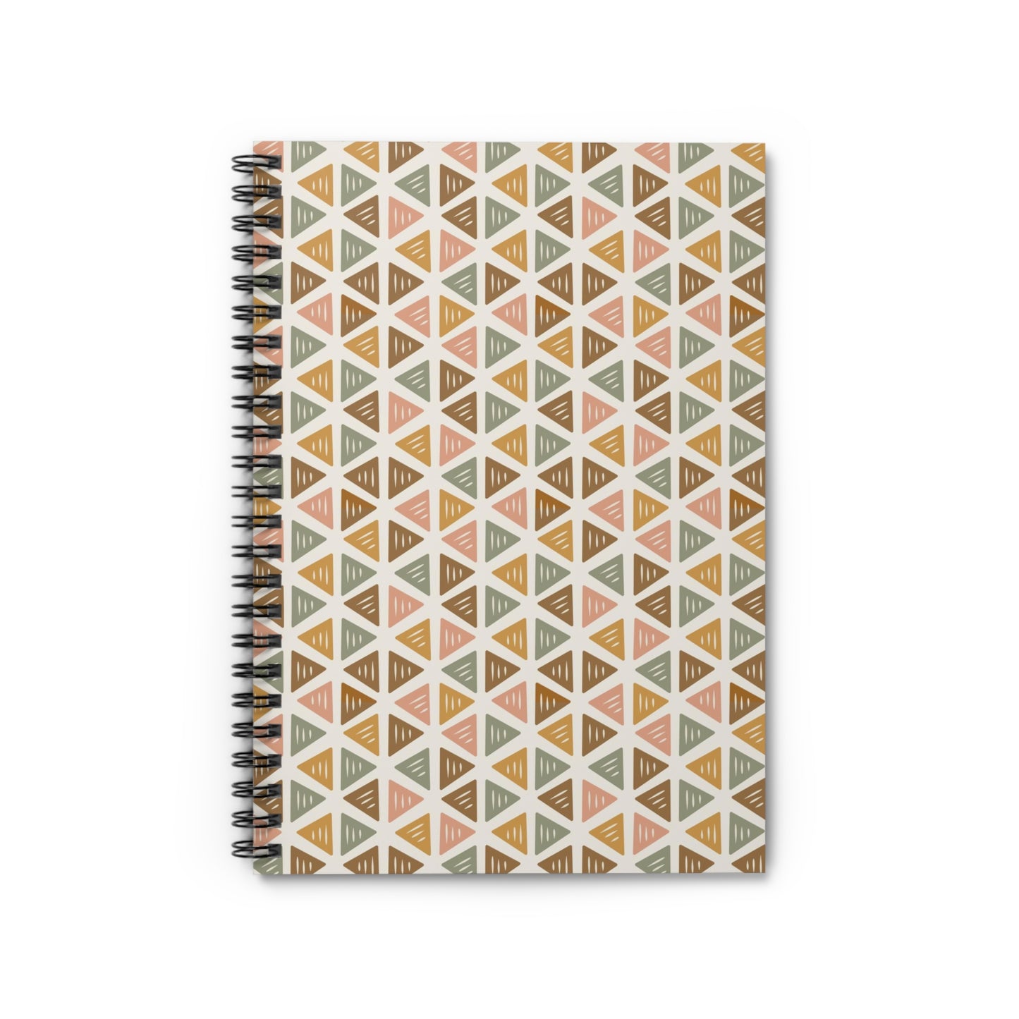 Boho Triangle Spiral Notebook