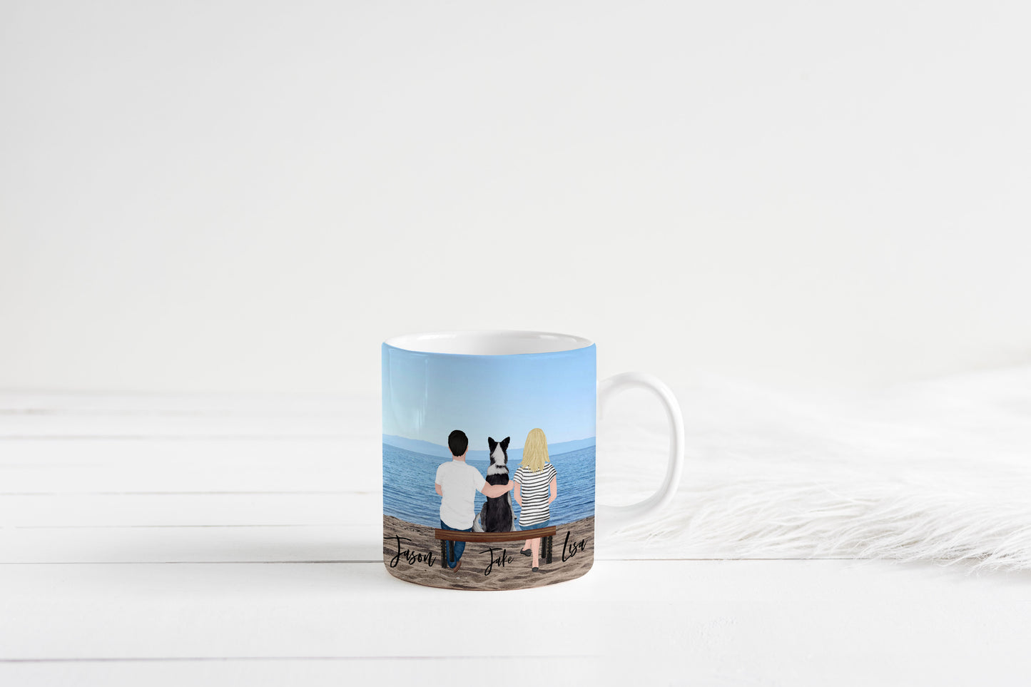 Fur Family Pet Personalized Ceramic Mug