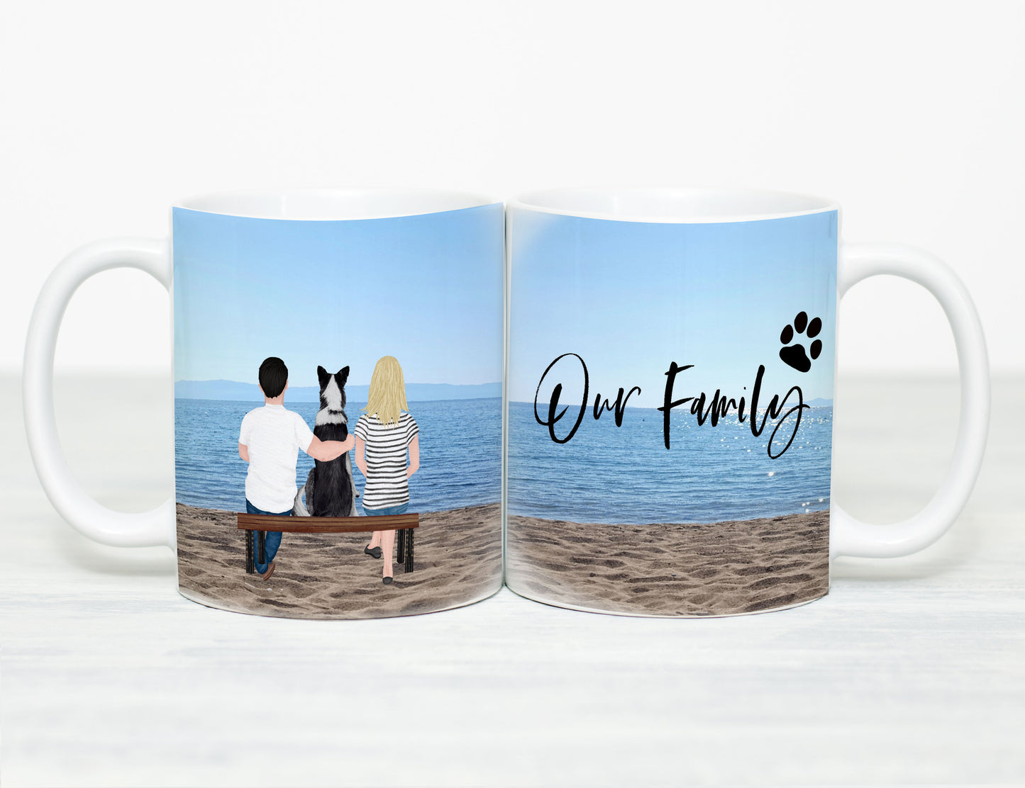 Fur Family Pet Personalized Ceramic Mug