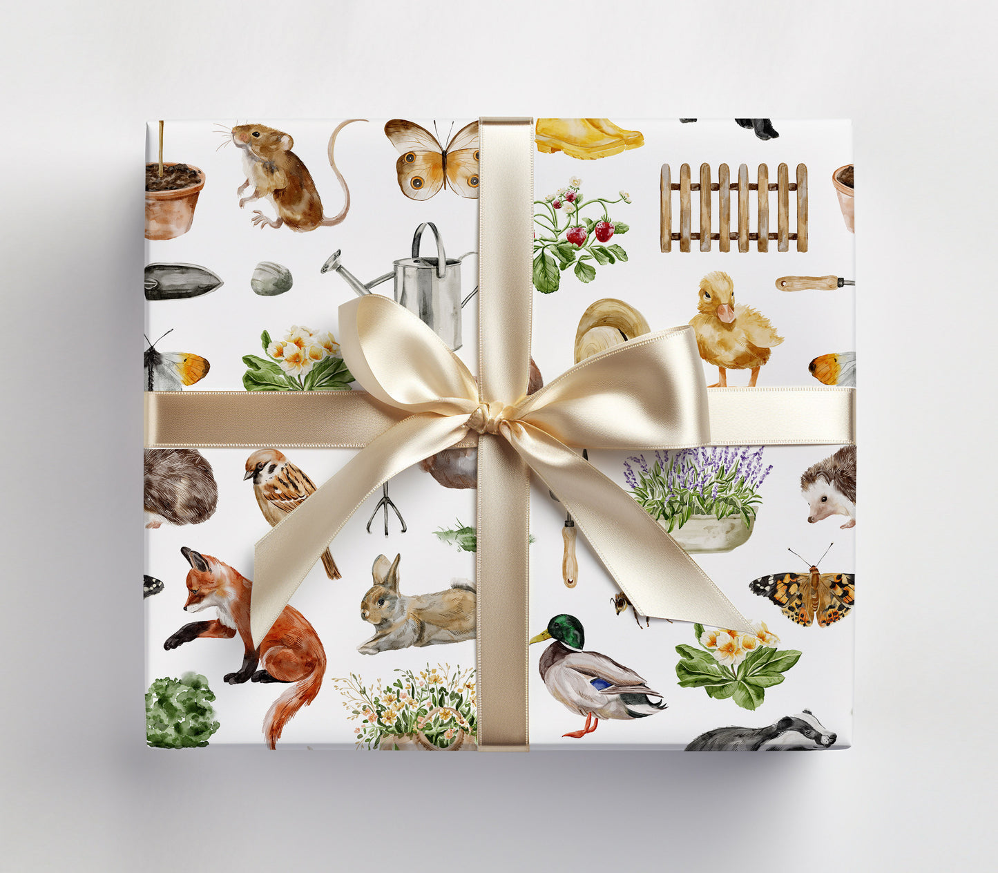 Garden Themed Wrapping Paper