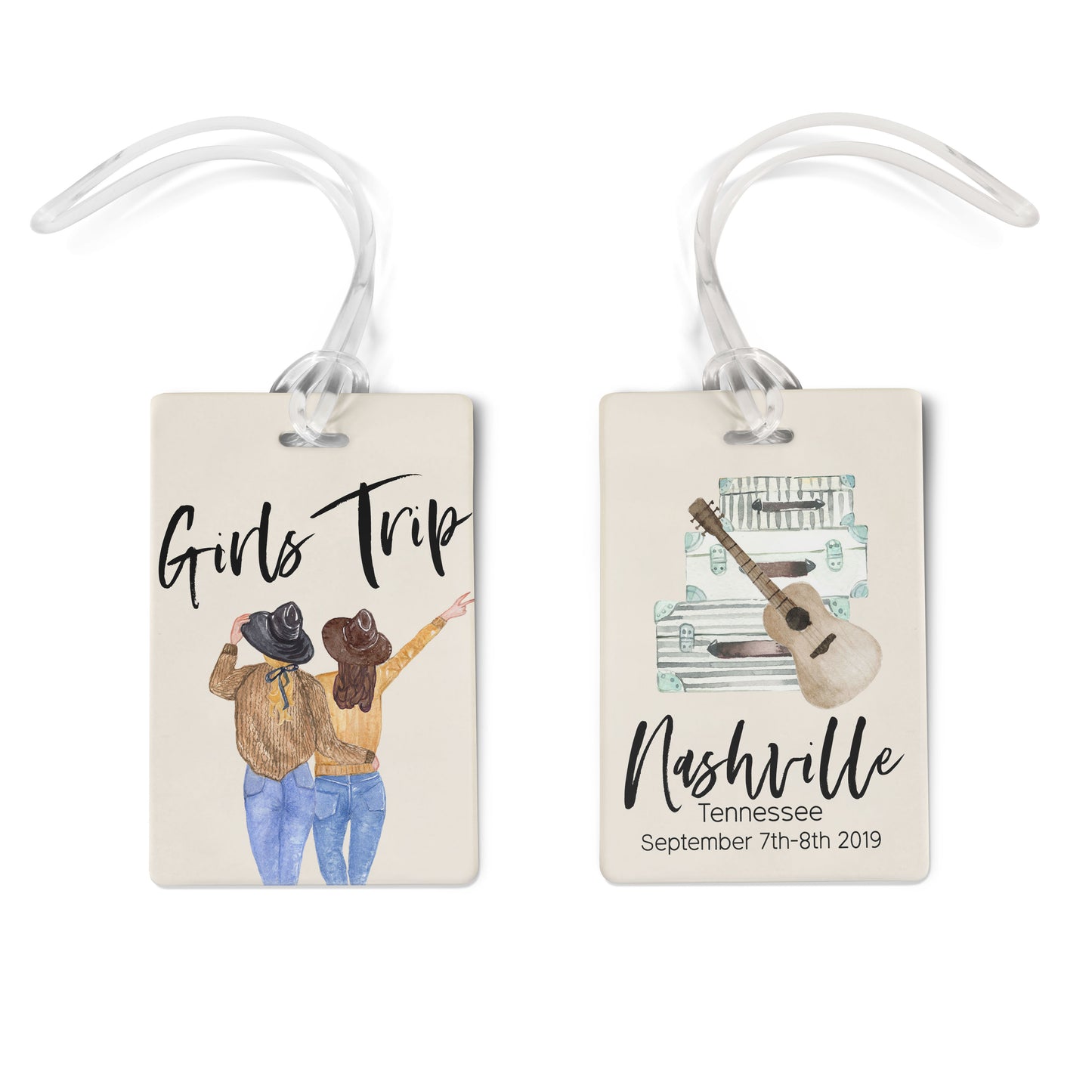 Nashville Girl Trip Luggage Tags