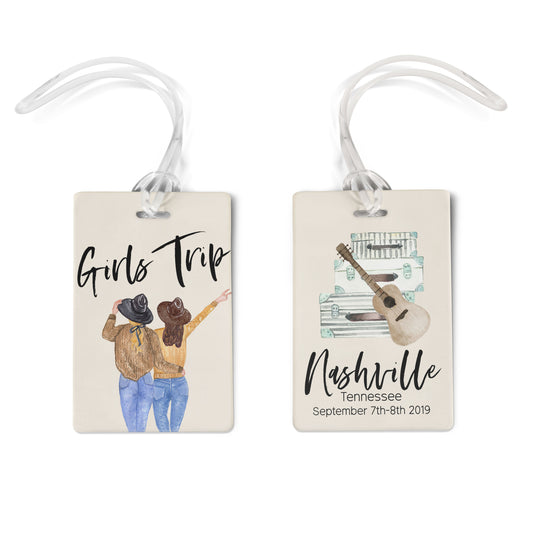 Nashville Girl Trip Luggage Tags