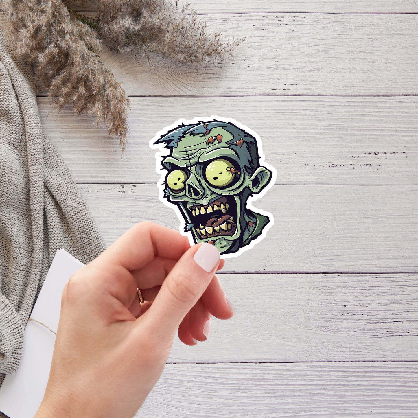 Halloween Zombie Waterproof Stickers