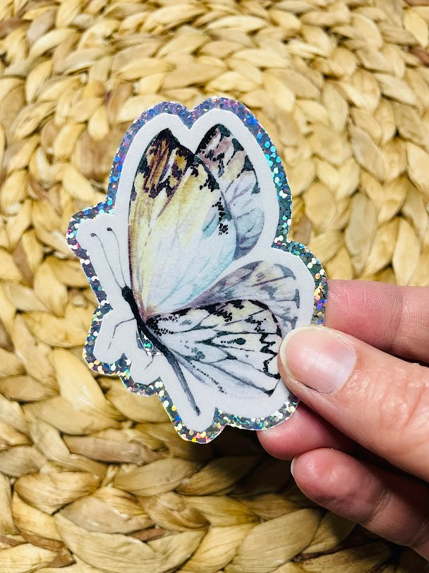 Glitter Butterfly Waterproof Stickers