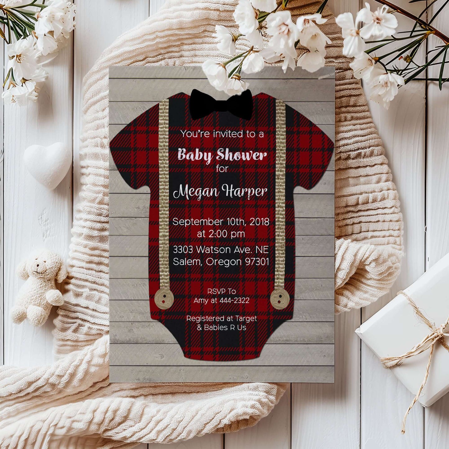 Invitation, custom, baby, bridal, wedding, holiday, event, party,