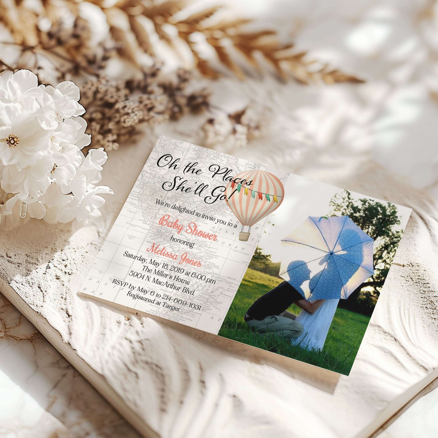 Invitation, custom, baby, bridal, wedding, holiday, event, party,