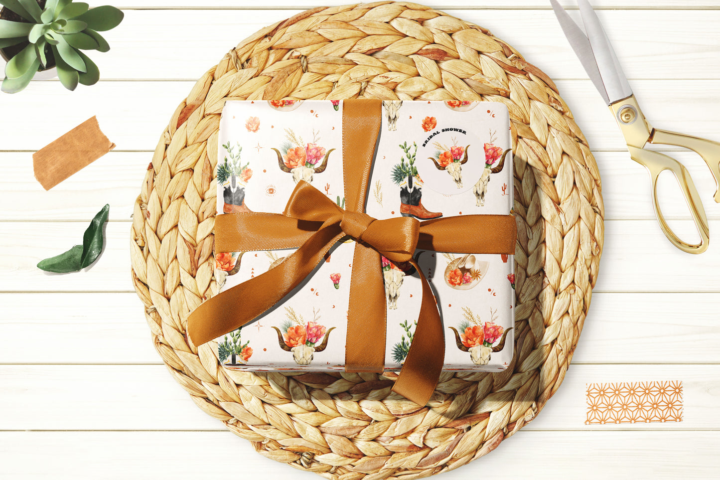 Southeastern Country Western Wrapping Paper