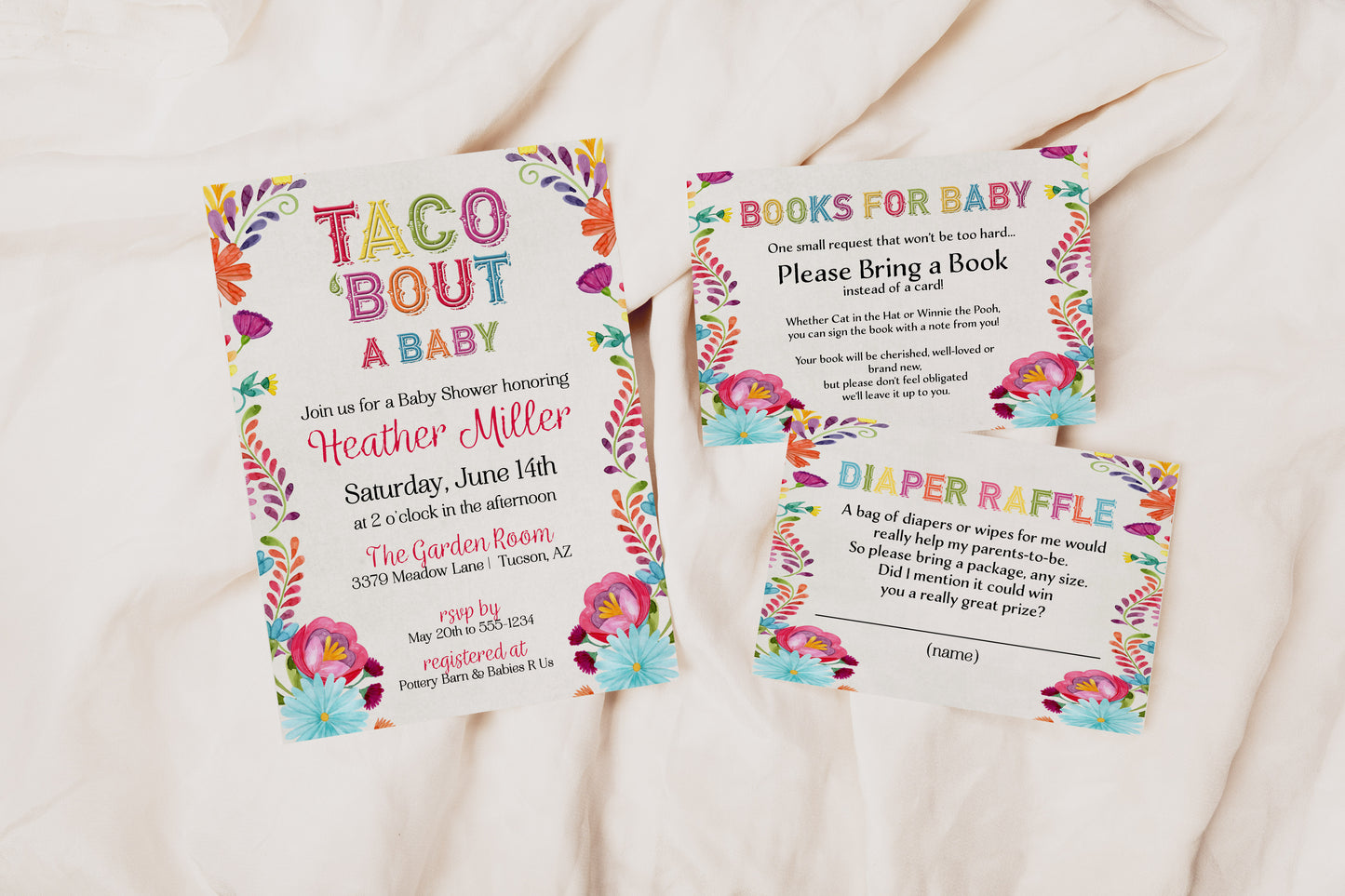 Taco About Baby Shower Invitation