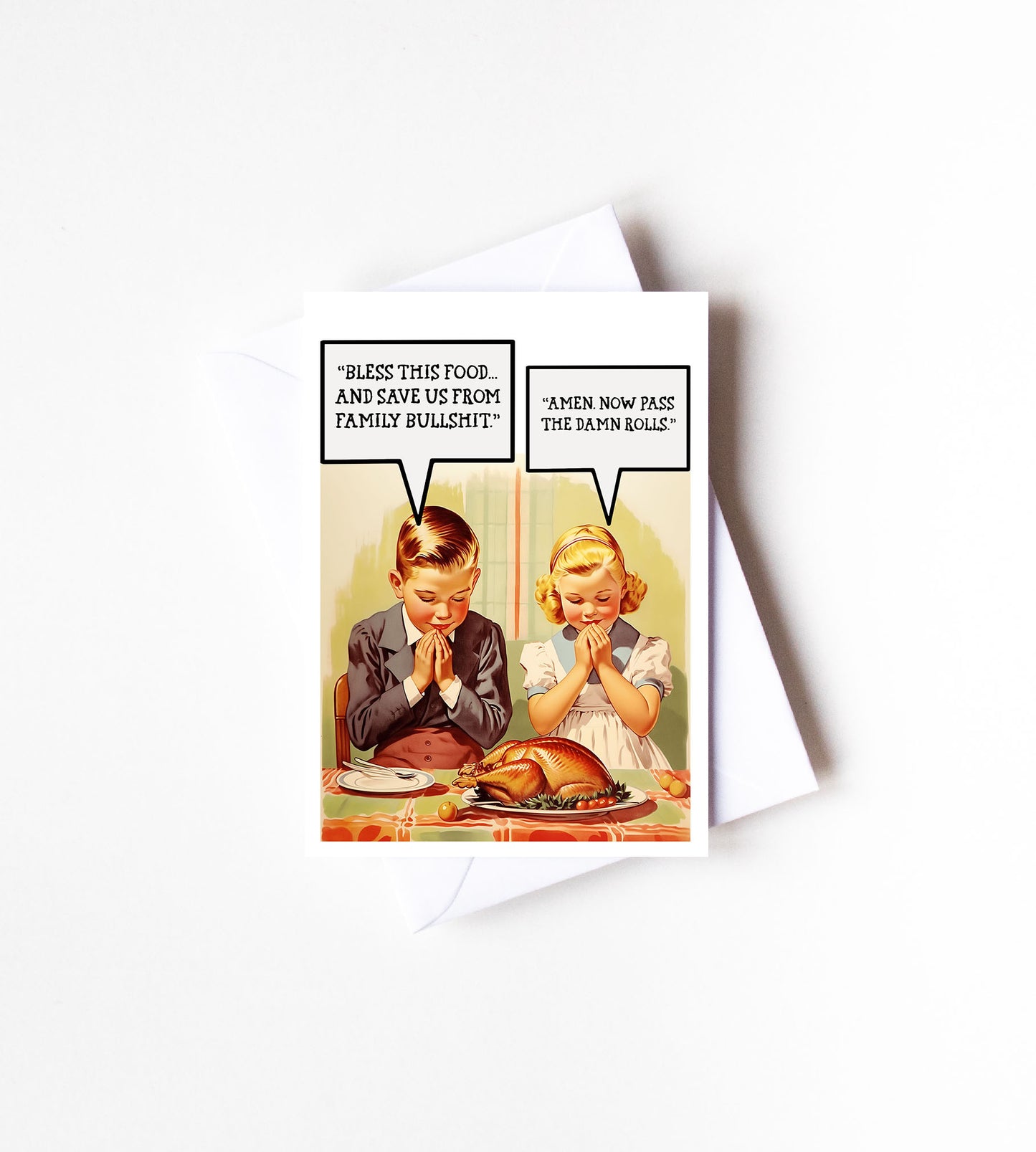 Thanksgiving Kids Adult Humor Greeting Card