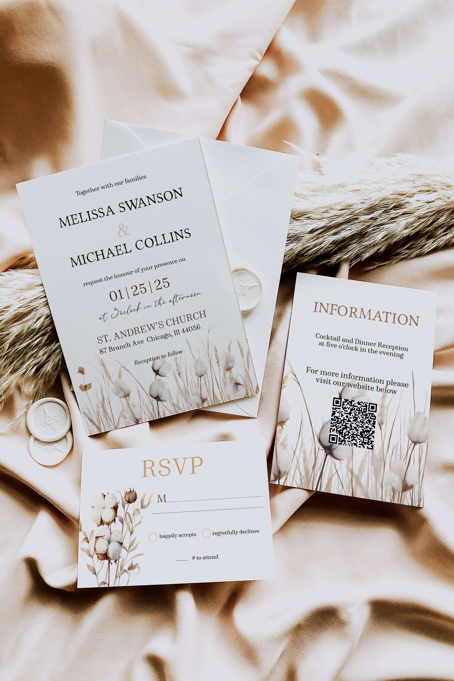 wedding invitation, boho wedding, wedding shower decor, outdoor wedding, farm wedding, bridal shower invite, boho bridal shower, printable invitation, wedding ribbon, wedding shower, shower invitation, rustic wedding