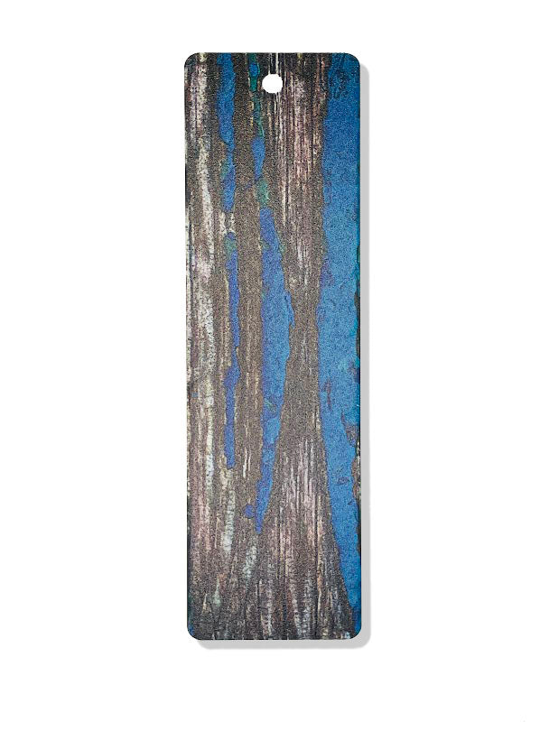Blue Country Wood Bookmark