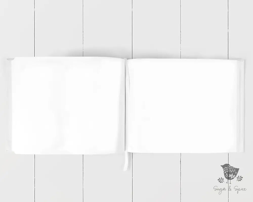 Black and White Chalk Wedding Guest Book - Premium from Sugar and Spice - Just $55! Shop now at Sugar and Spice Paper