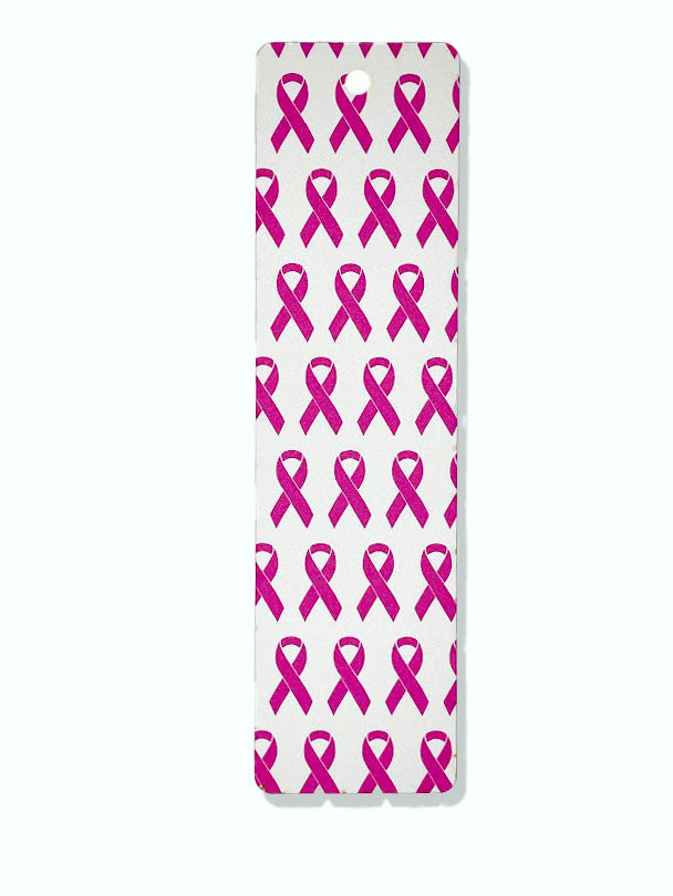 Breast Cancer Pink Ribbon Acrylic Bookmark
