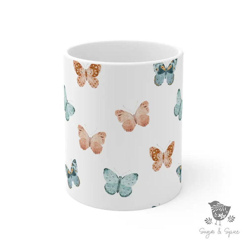 Butterfly Ceramic Mug - Premium Mug from Printify - Just $18! Shop now at Sugar and Spice Paper
