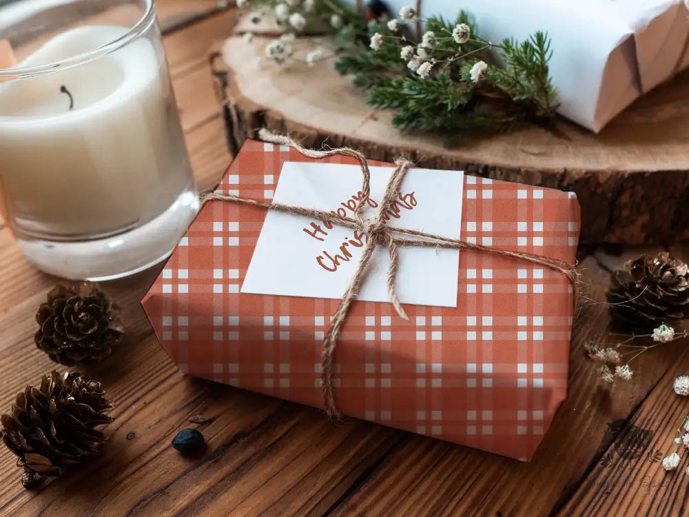 Country Red Checkered Wrapping Paper - Premium Craft Supplies & Tools > Party & Gifting > Packaging & Wrapping from Sugar and Spice Invitations - Just $26.10! Shop now at Sugar and Spice Paper