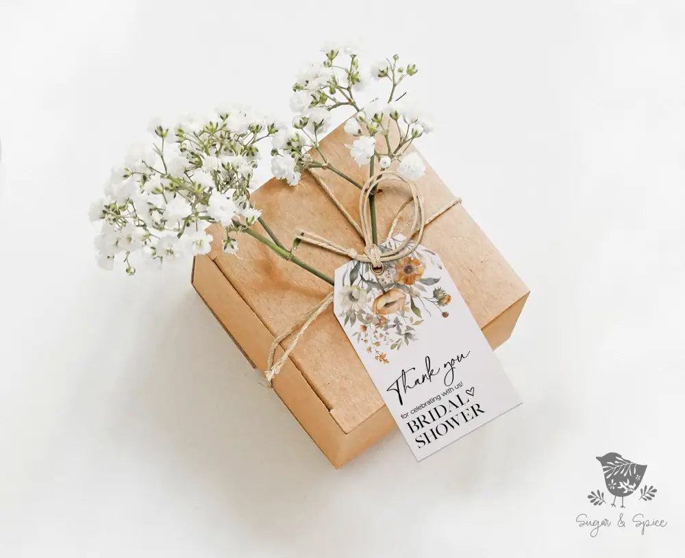 Fall Thank You Minimalist Heart Gift Tag - Premium Craft Supplies & Tools > Party & Gifting > Labels, Stickers & Tags > Tags from Sugar and Spice Invitations - Just $26! Shop now at Sugar and Spice Paper