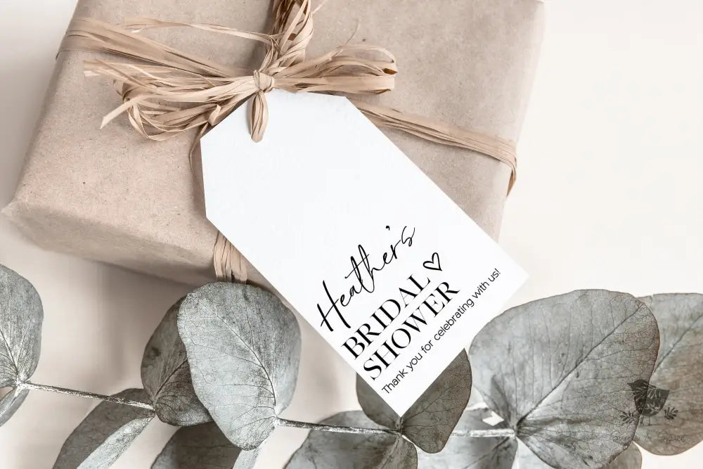 Minimalist Heart Gift Tag - Premium Craft Supplies & Tools > Party & Gifting > Labels, Stickers & Tags > Tags from Sugar and Spice Invitations - Just $26! Shop now at Sugar and Spice Paper