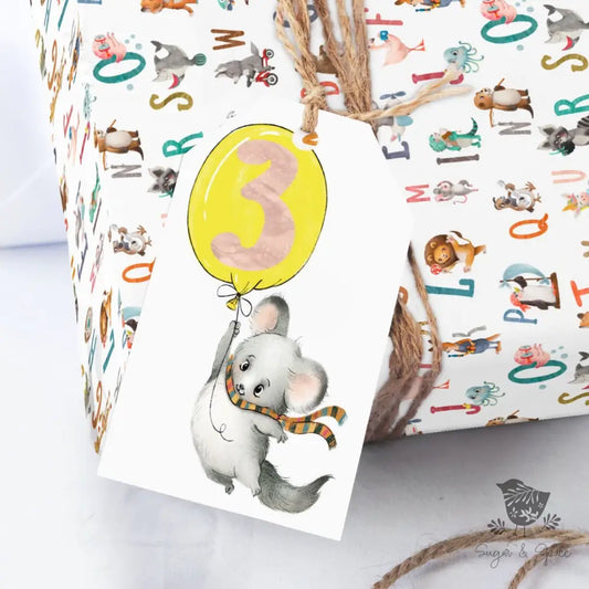 Number Birthday Gift Tags - Premium Craft Supplies & Tools > Party & Gifting > Labels, Stickers & Tags > Tags from Sugar and Spice Invitations - Just $15.20! Shop now at Sugar and Spice Paper