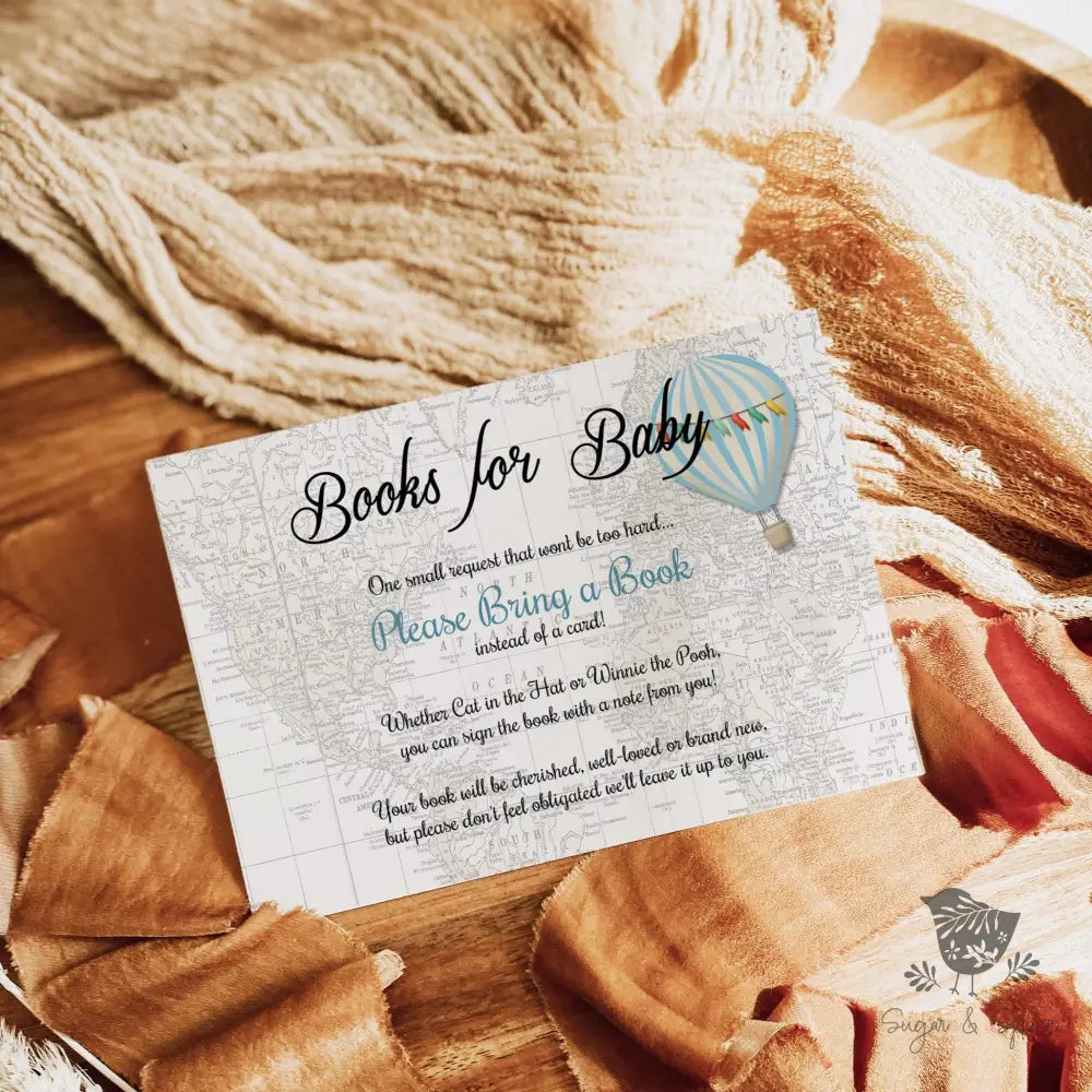 Oh the Places He'll Go Books for Baby - Premium Paper & Party Supplies > Paper > Invitations & Announcements > Invitations from Sugar and Spice Invitations - Just $1.50! Shop now at Sugar and Spice Paper