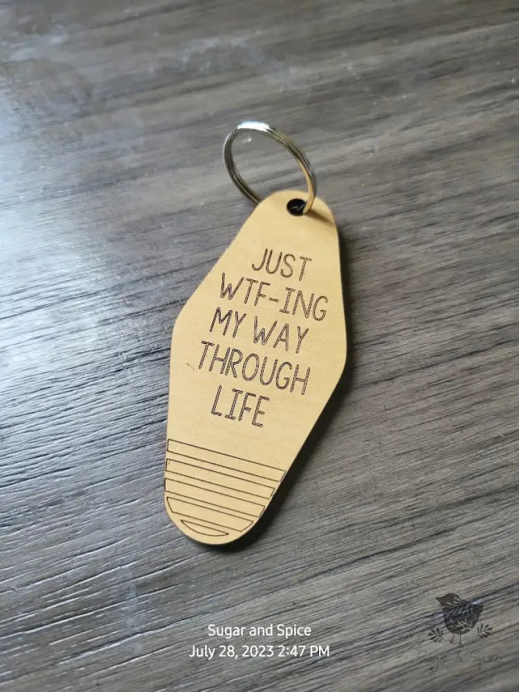 Snarky Hotel KeyChain - Premium  from Sugar and Spice Paper & Gift - Just $12! Shop now at Sugar and Spice Paper