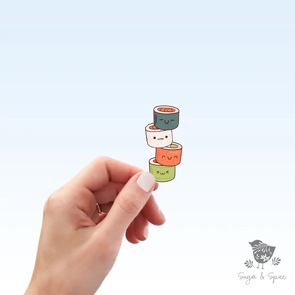 Sticked Sushi Sticker Kawaii Stickers - Premium from Sugar and Spice Invitations - Just $3! Shop now at Sugar and Spice Paper