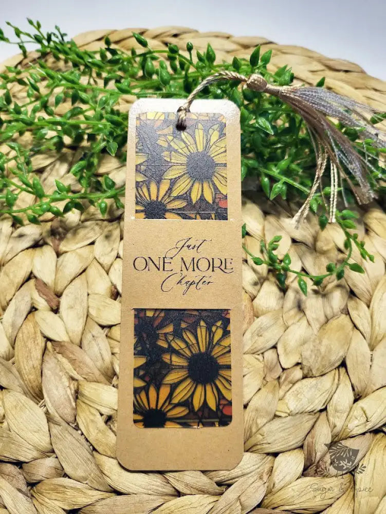 Sunflower Acrylic Bookmark - Premium Engraved Gifts from Sugar and Spice - Just $4.87! Shop now at Sugar and Spice Paper