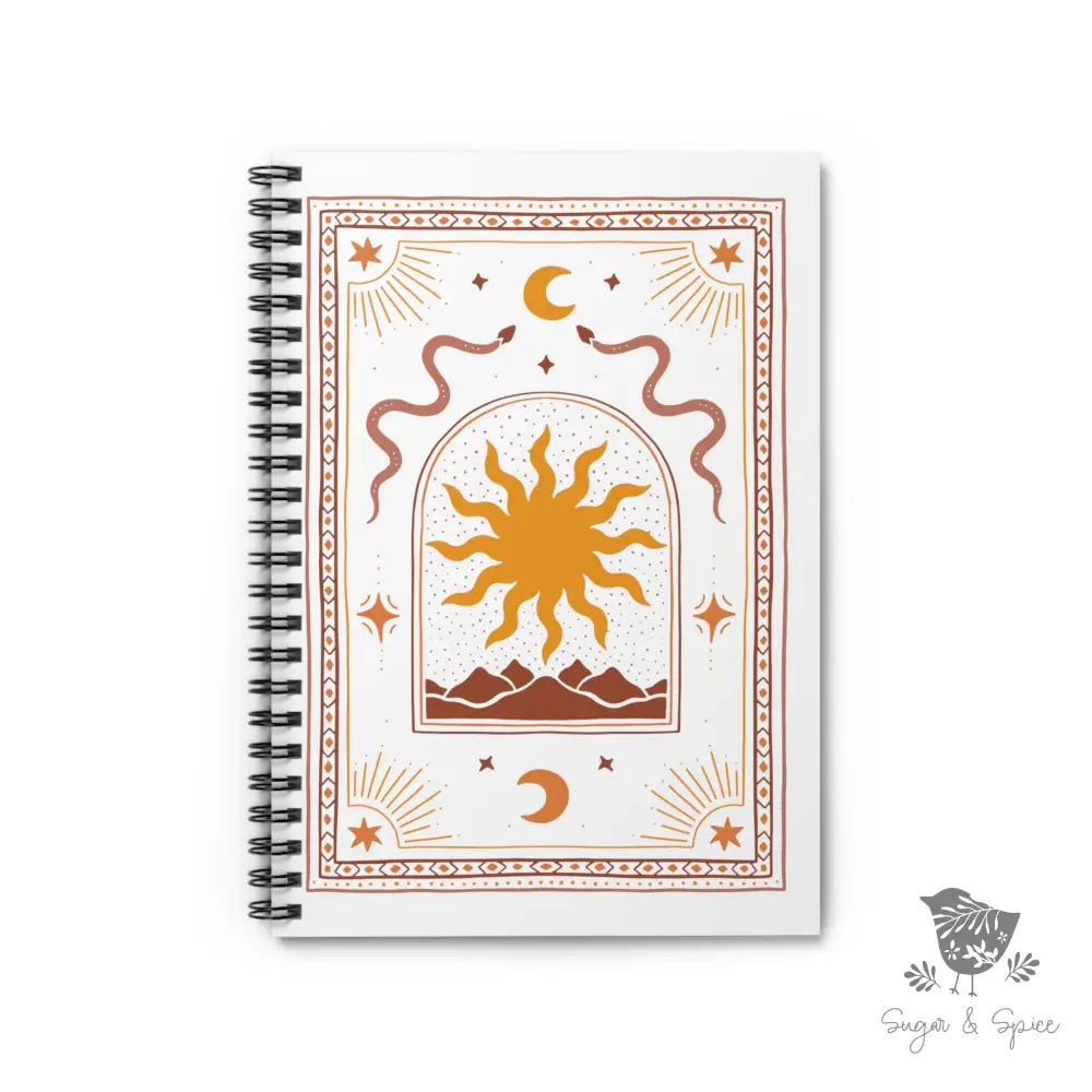 Wild West Desert Sunset Spiral Notebook - Premium Paper products from Printify - Just $15! Shop now at Sugar and Spice Paper
