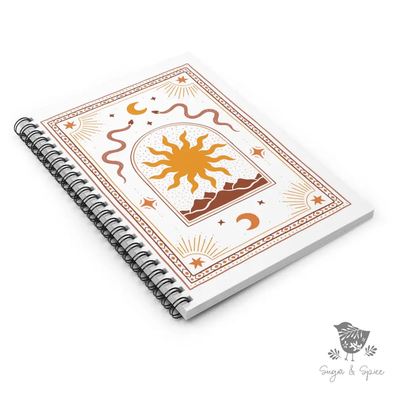 Wild West Desert Sunset Spiral Notebook - Premium Paper products from Printify - Just $15! Shop now at Sugar and Spice Paper