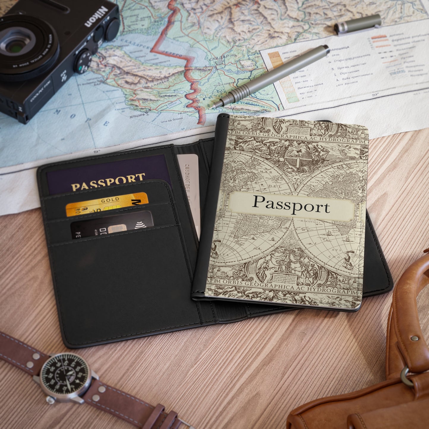 World Travel Passport Cover