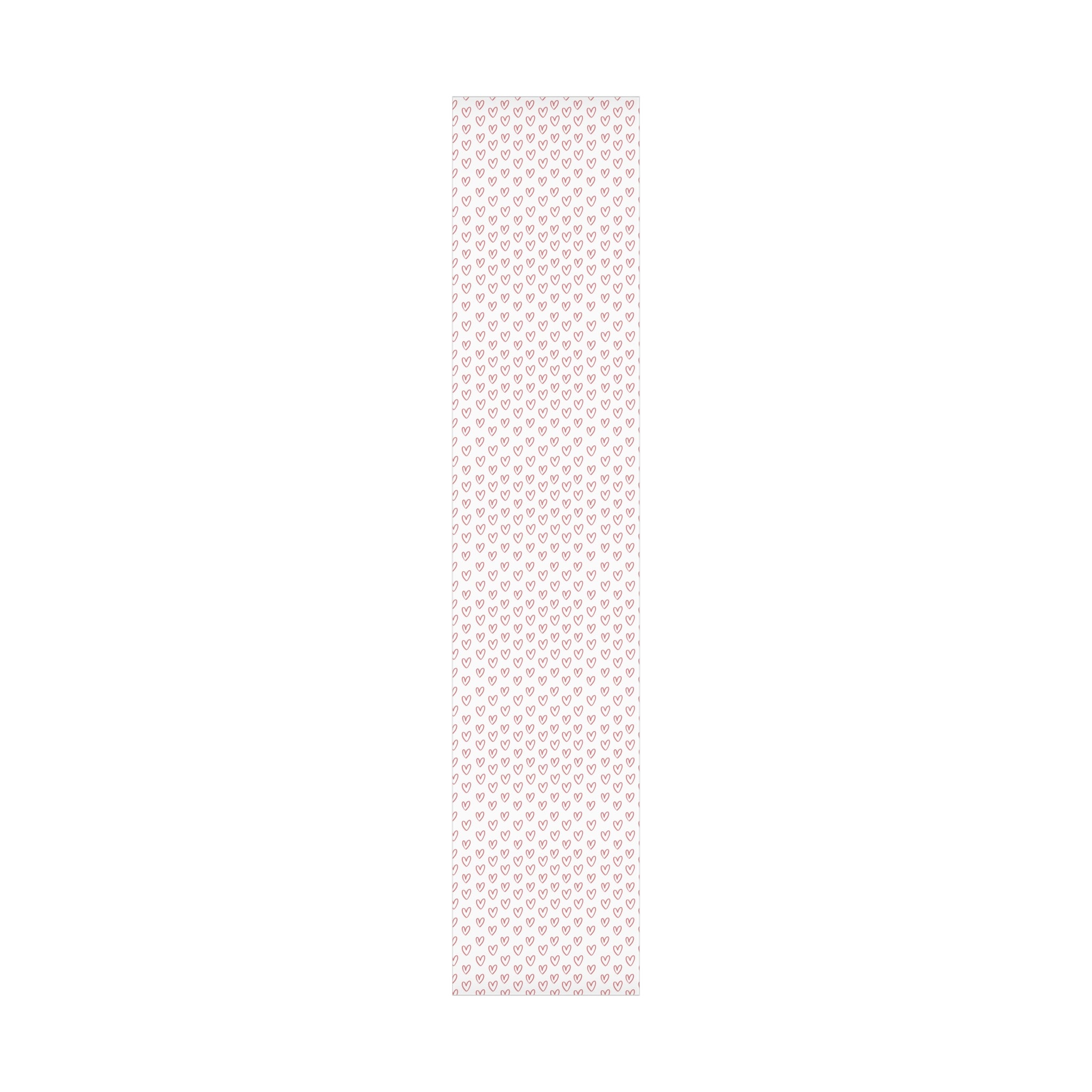 Pink Hearts Valentines Day Wrapping Paper