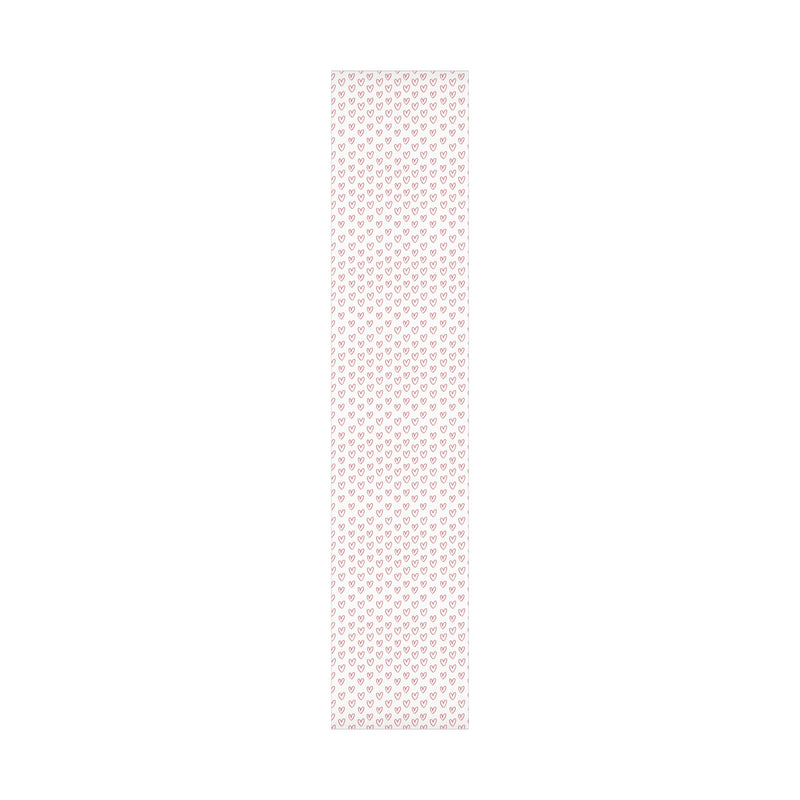 Pink Hearts Valentines Day Wrapping Paper